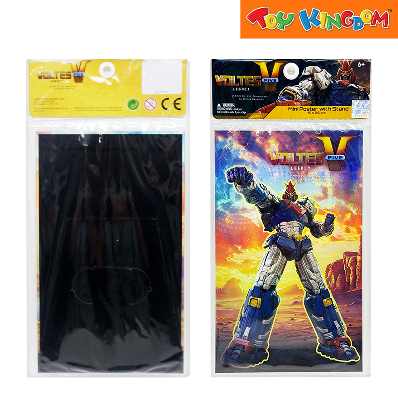 Voltes V 15x25 cm Mini Poster with Stand