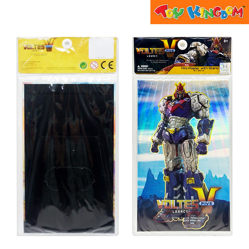 Voltes V 15x25 cm Mini Poster with Stand