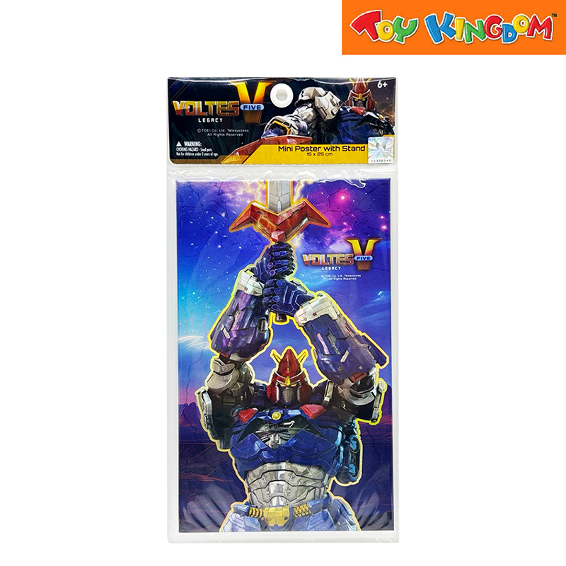 Voltes V 15x25 cm Mini Poster with Stand