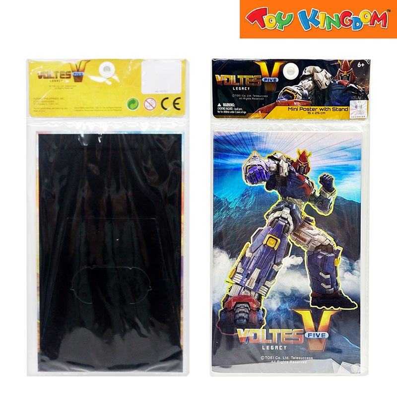 Voltes V 15x25 cm Mini Poster with Stand