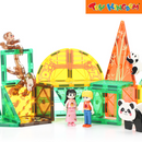 Kebo Magnetic Tiles Parent - Child Animals 32pcs