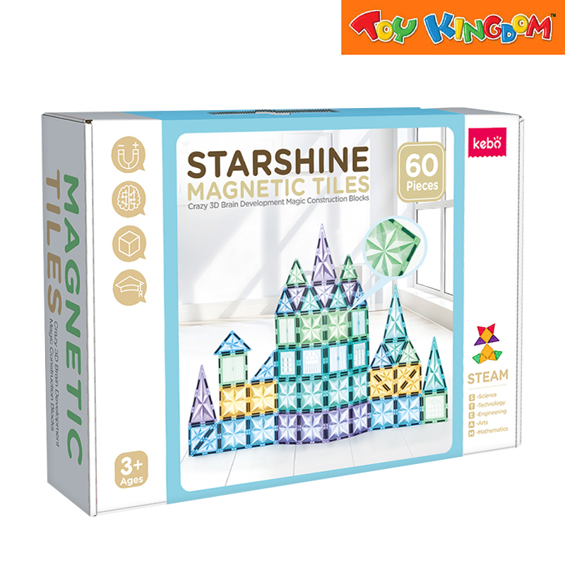 Kebo Magnetic Tiles Starshine 60pcs