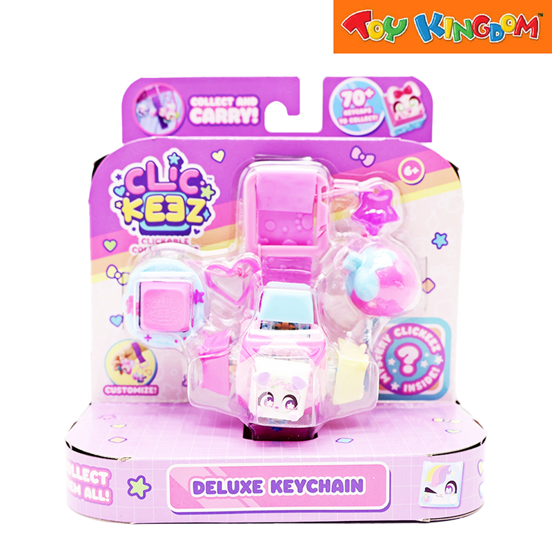 Clickeez Clickable Collectables Deluxe Keychain