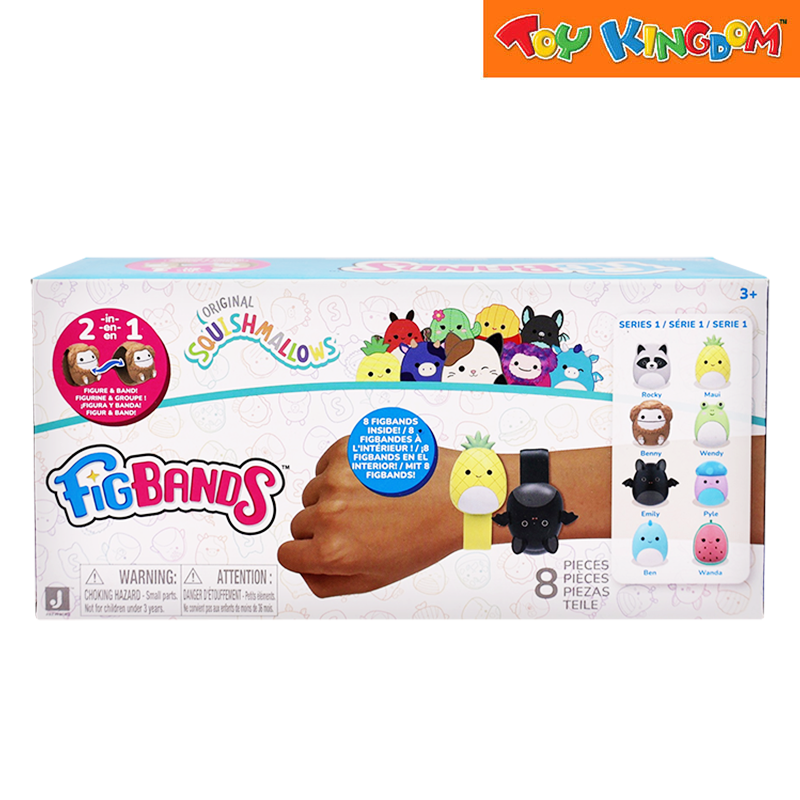 Squishmallows Figbands 8 Pack Bundle