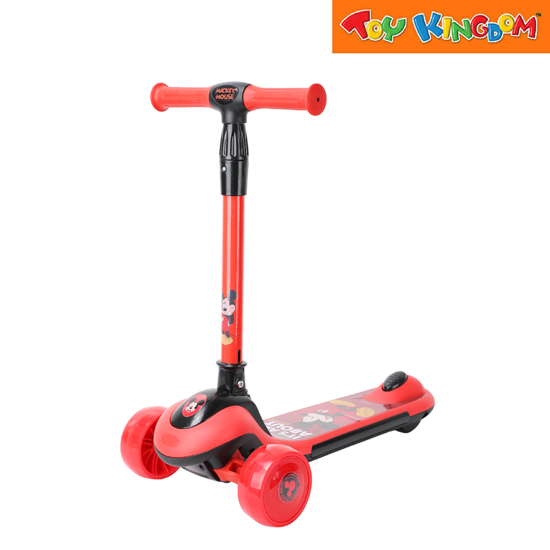 Disney Mickey Foldable Twist Scooter with Lights