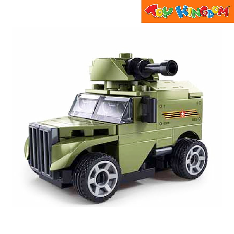 Sluban Army Bricks with Pull Back