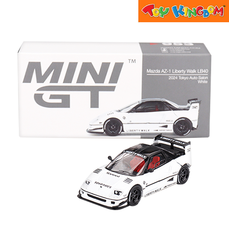 Mini GT Mazda AZ-1 Liberty Walk LB40 White