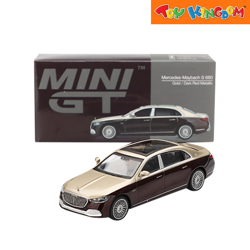 Mini GT Mercedes-Maybach S680 Gold / Dark Red Metallic