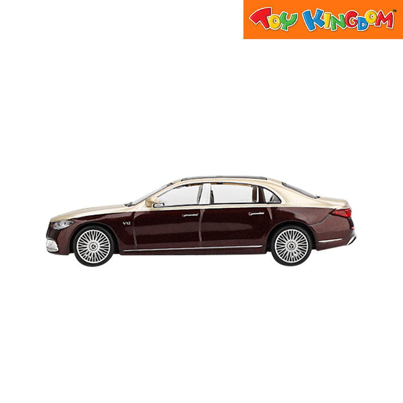 Mini GT Mercedes-Maybach S680 Gold / Dark Red Metallic