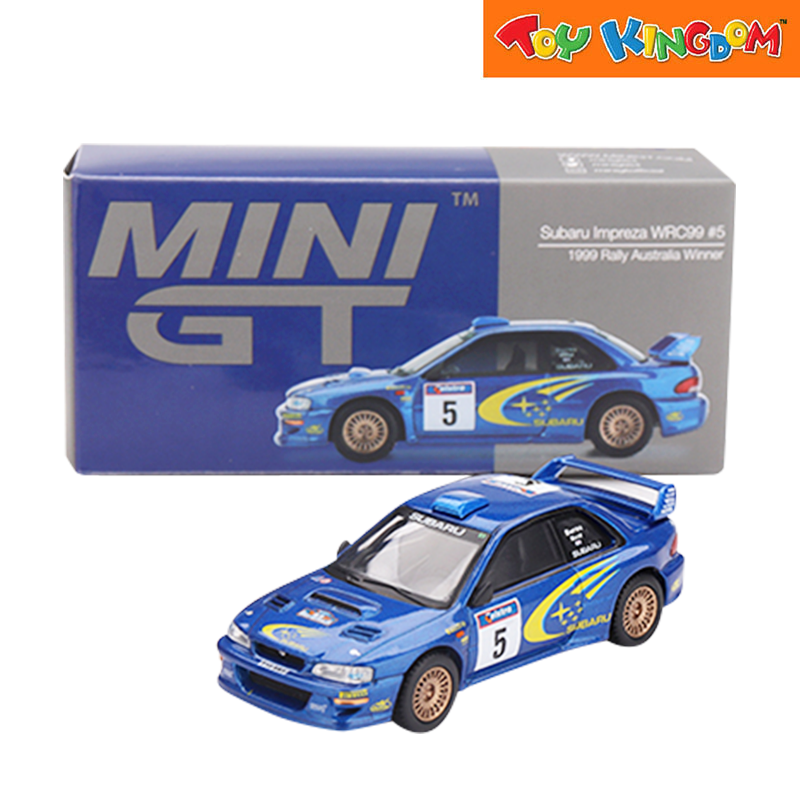 Mini GT Subaru Impreza WRC98 1998 Rally Monte-Carlo 3rd Place #
