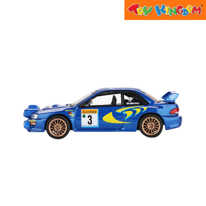 Mini GT Subaru Impreza WRC98 1998 Rally Monte-Carlo 3rd Place #