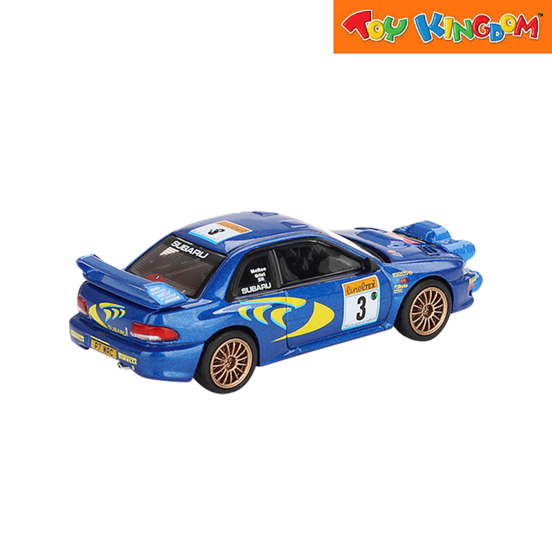 Mini GT Subaru Impreza WRC98 1998 Rally Monte-Carlo 3rd Place #