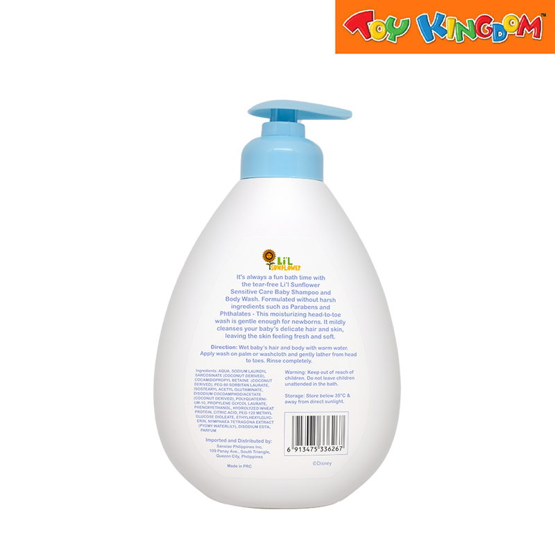 Totsafe Sunflower Disney Newborn Sensitive Care Shampoo 500ml