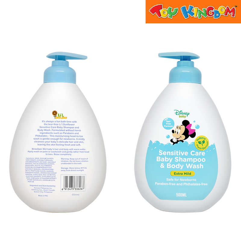 Totsafe Sunflower Disney Newborn Sensitive Care Shampoo 500ml