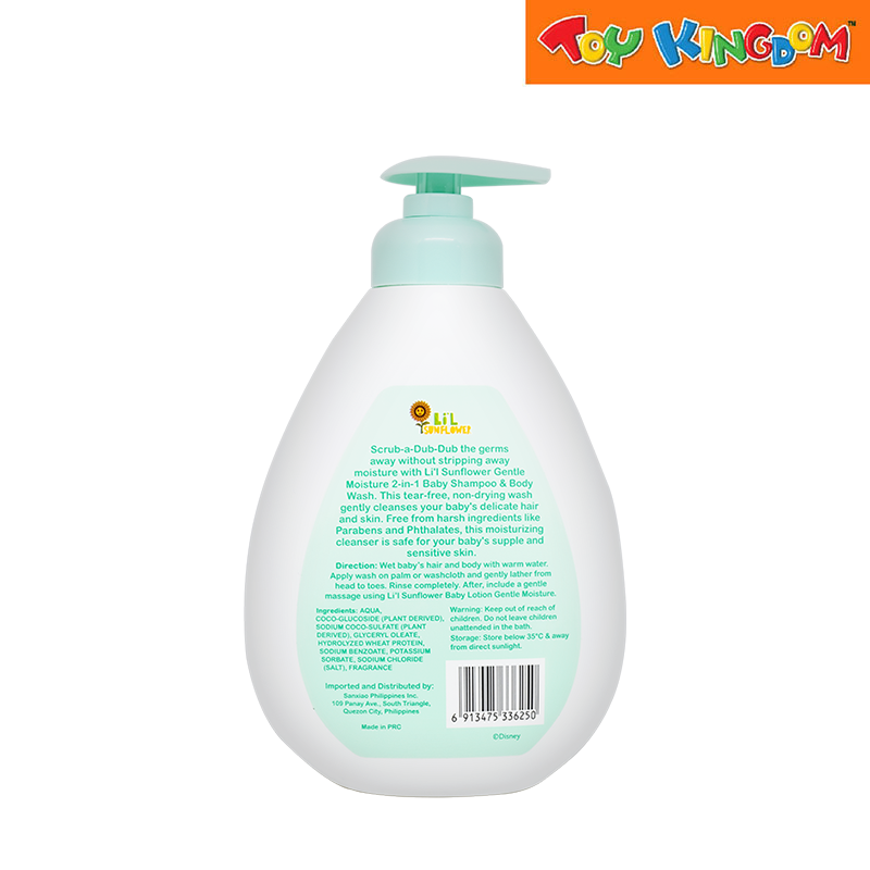 Totsafe Lil Sunflower Disney 2-in-1 Baby Shampoo 500ml
