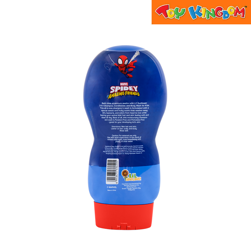 Totsafe Lil Sunflower Kids 3-in-1 Shampoo Conditioner & Body Wash 300ml