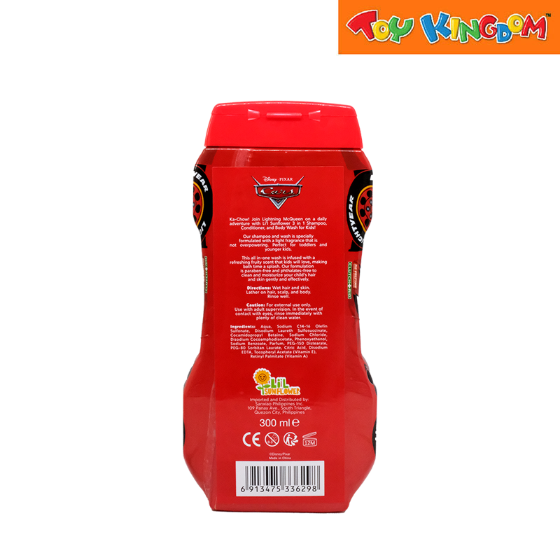 Totsafe Lil Sunflower Kids 3-in-1 Shampoo Conditioner & Body Wash 300ml