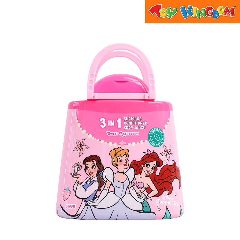 Glamfetti Lil Sunflower Kids 3-in-1 Shampoo Conditioner & Body Wash Sweet Raspberry 300ml