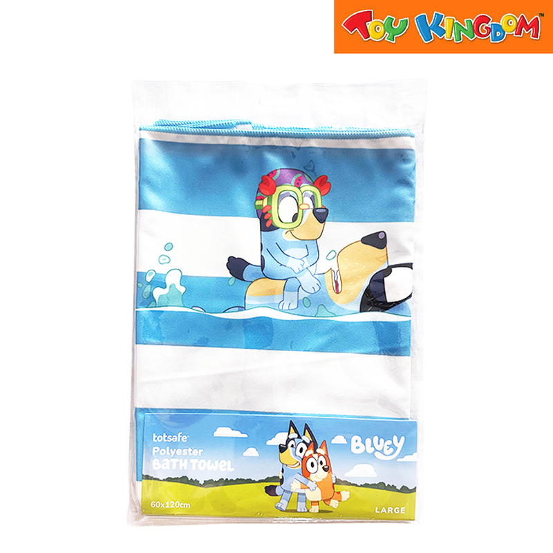 Totsafe Bluey and Bingo Microfiber Towel Large