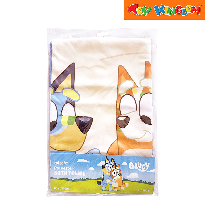 Totsafe Bluey and Bingo Microfiber Towel Large