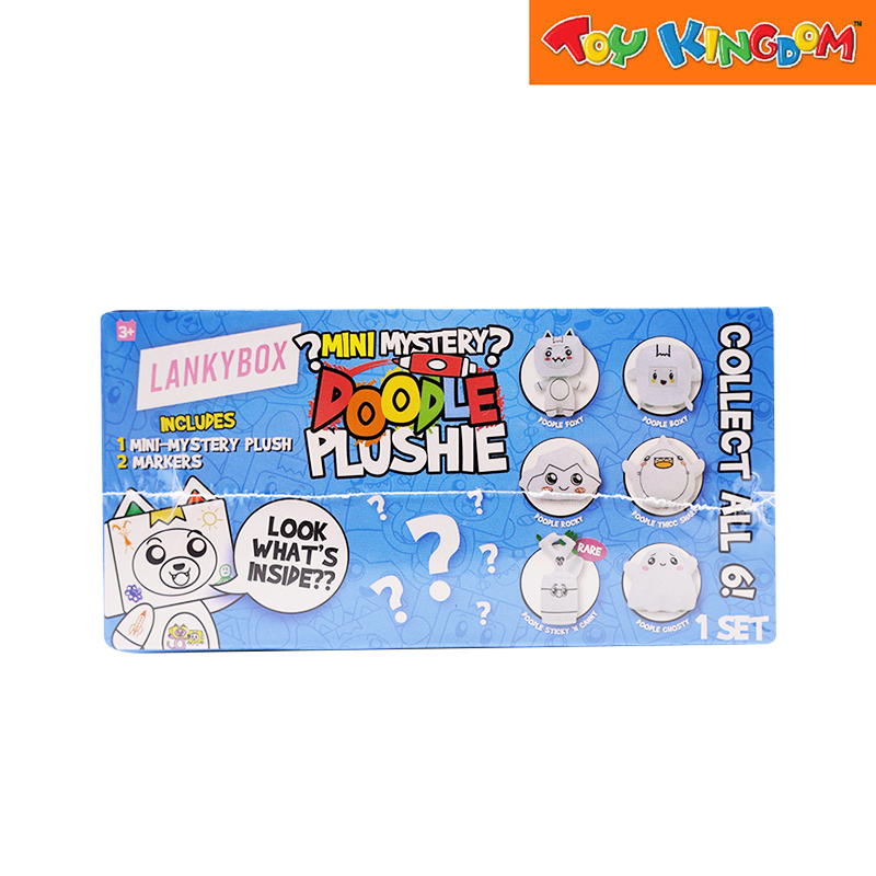 Lankybox 6 inch Mini Mystery Doodle Plushy