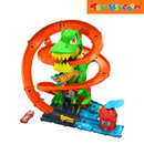 Hot Wheels City T-Rex Vs Fire Station