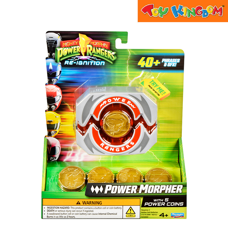 Power Rangers Mighty Morphin Power Morpher With Power Coins