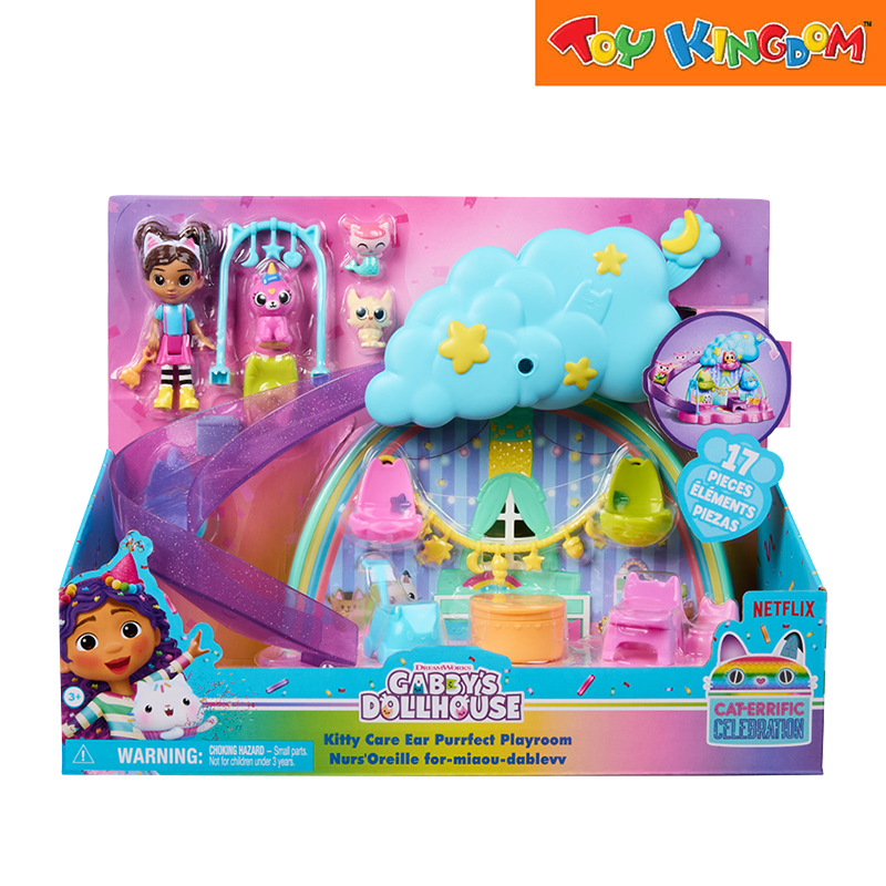 Gabby's Dollhouse Kitty Care Playset