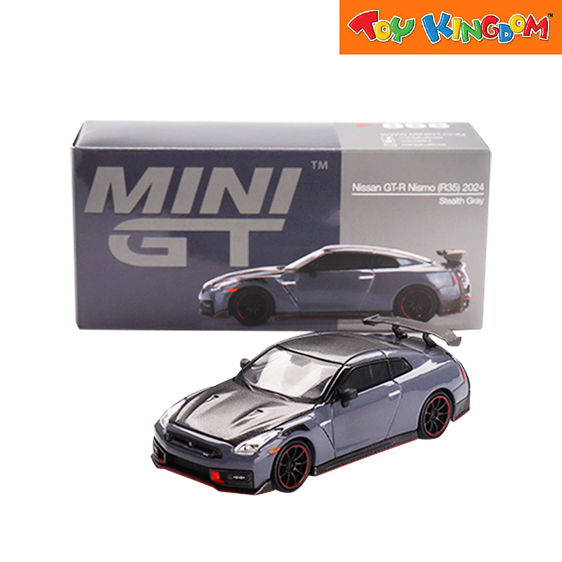 Mini GT Nissan GT-R Nismo 2024 NISMO Stealth Gray LHD