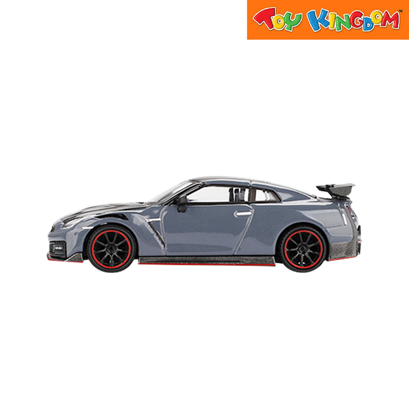 Mini GT Nissan GT-R Nismo 2024 NISMO Stealth Gray LHD