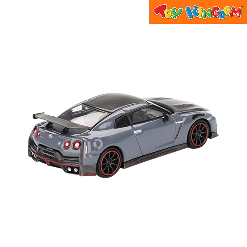 Mini GT Nissan GT-R Nismo 2024 NISMO Stealth Gray LHD