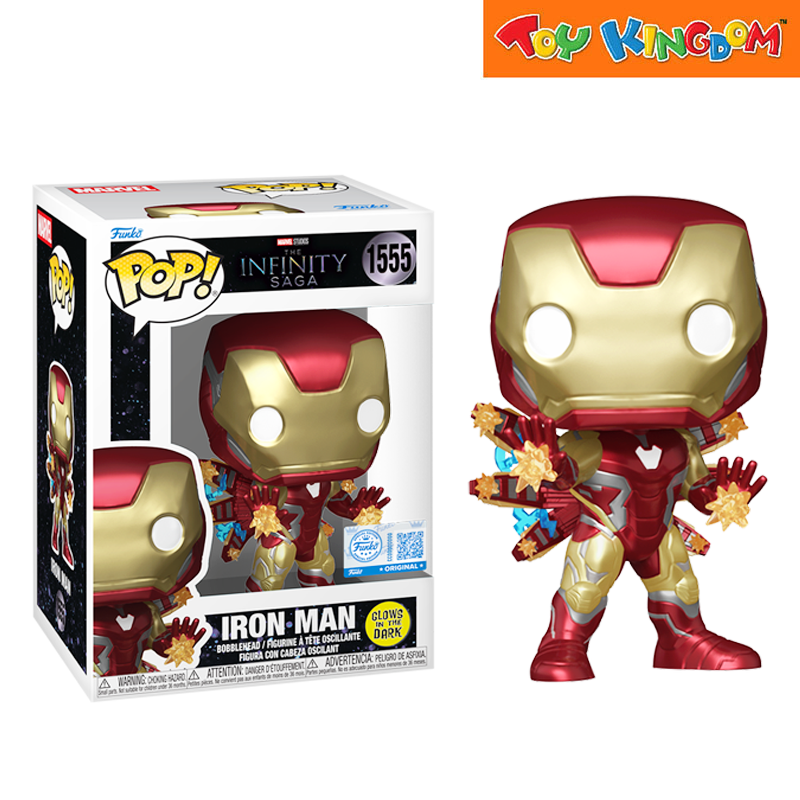 Funko Pop! Marvel Studios The Infinity Saga Iron Man Glows In The Dark Bobblehead Figurine
