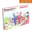 Picasso Tiles Hello Kitty Magnetic Tiles 41 pcs Building Set