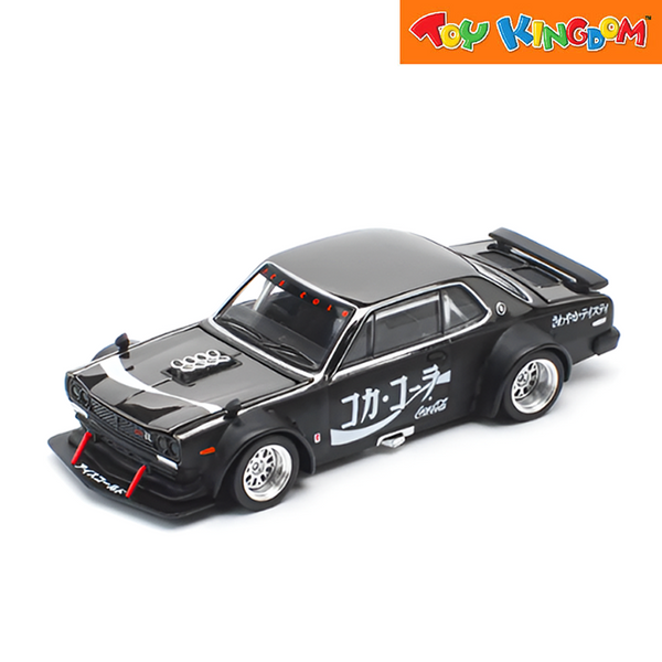 Pop Race Nissan Skyline GT-R V8 Drift Hakosuka Coca-Cola Zero 1:64