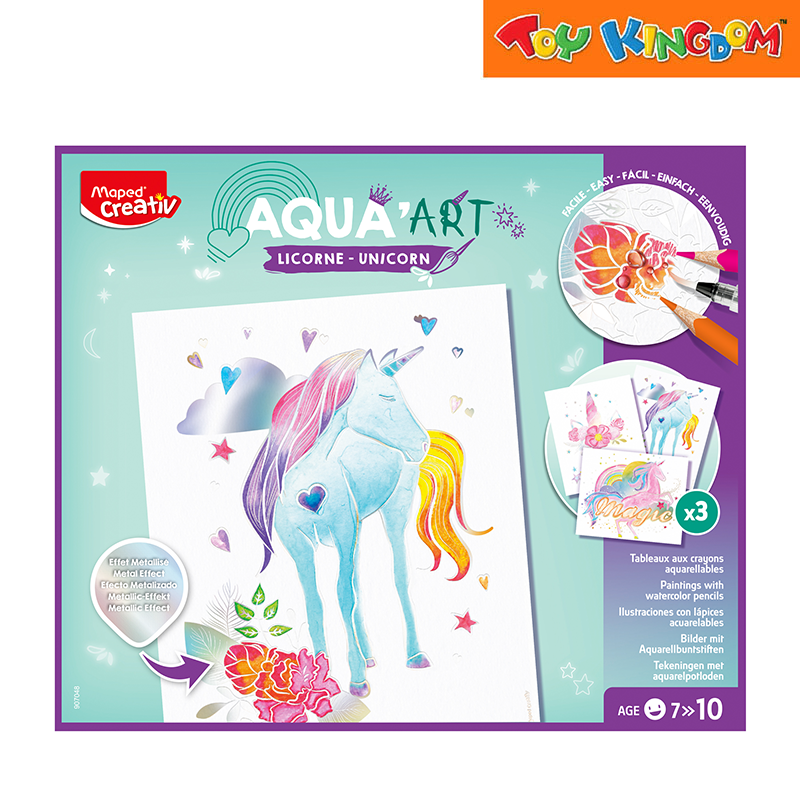 Maped Creativ Aqua'Art Unicorn Watercolor Activity Set