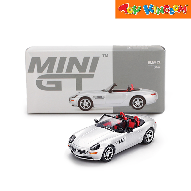 Mini GT BMW Z8 Silver Die-cast Car