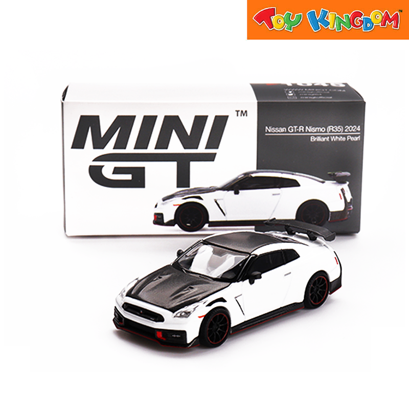 Mini GT Nissan GT-R Nismo 2024 Brilliant White Pearl Die-cast Car