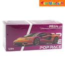 Pop Race Lamborghini Lamborghini Countach Lpi 800-4 Blu Hal 1:64 Car Model