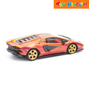 Pop Race Lamborghini Lamborghini Countach Lpi 800-4 Blu Hal 1:64 Car Model