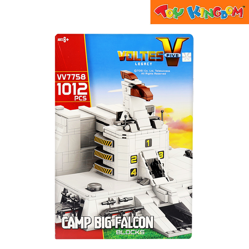 Voltes V 1012 Pcs Blocks Camp Big Falcon