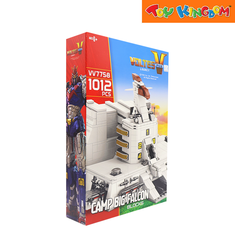 Voltes V 1012 Pcs Blocks Camp Big Falcon