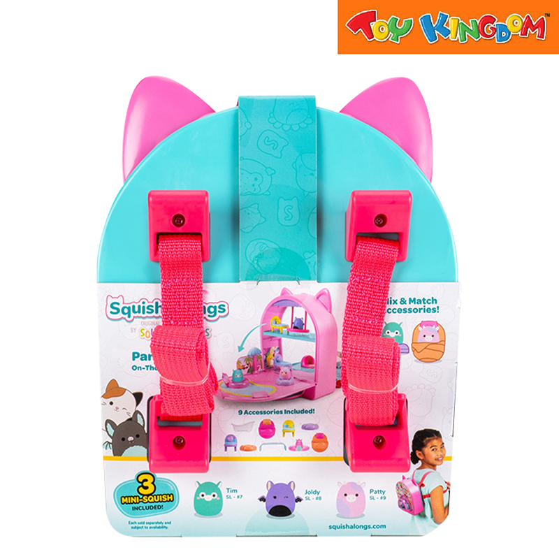 Squishmallows Squish A Longs Party Pack On The Go Playset