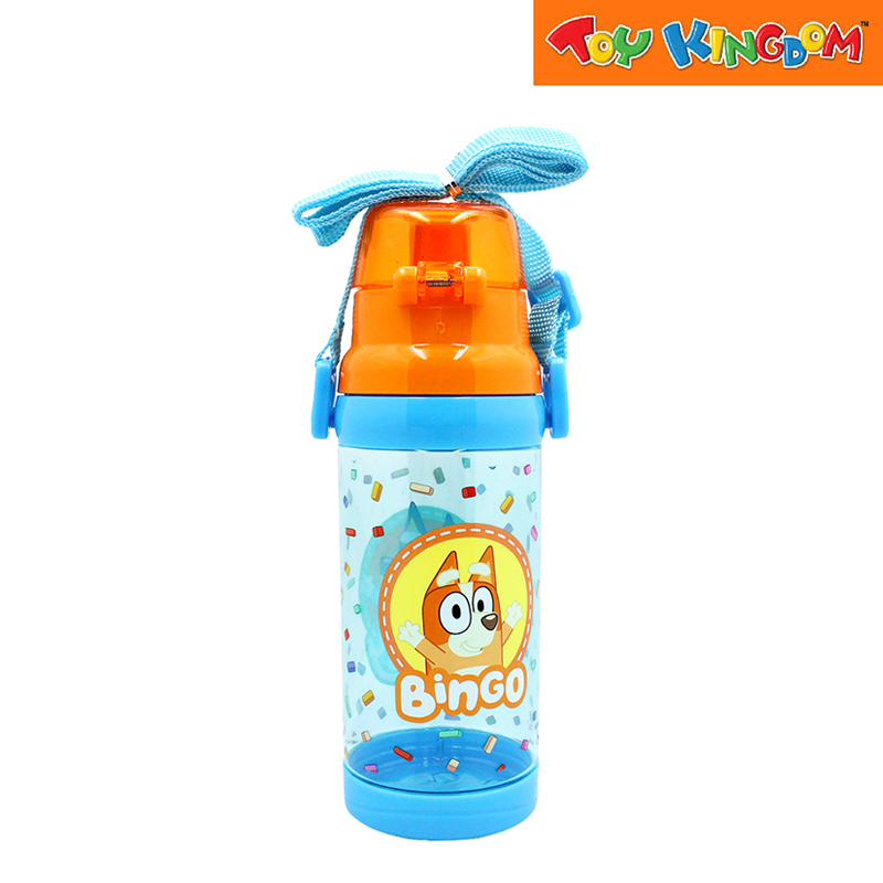 Totsafe Bluey Plastic Water Bottle with Strap 500mL