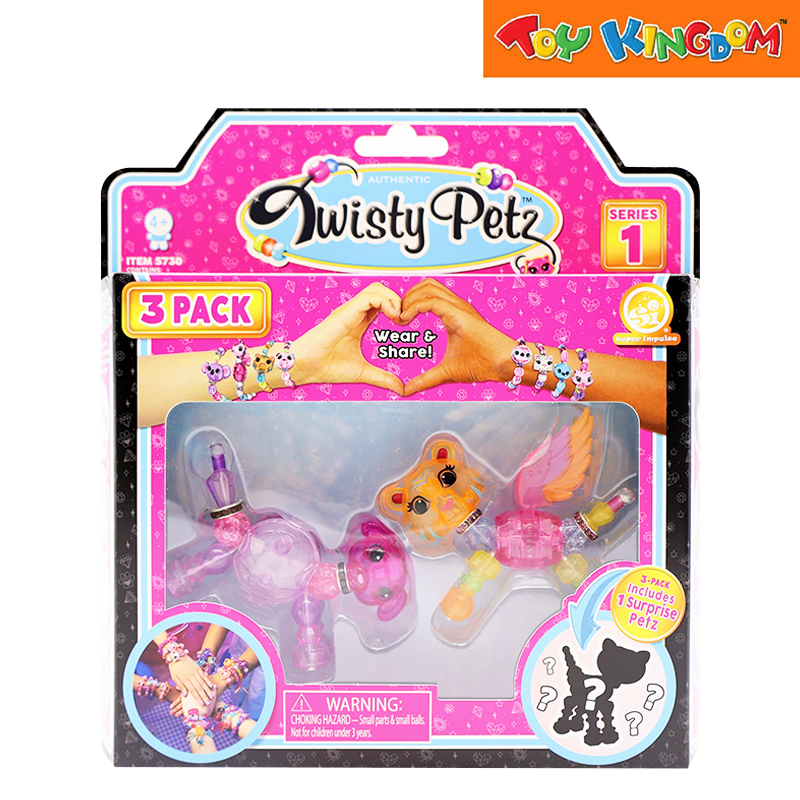 Twisty Petz 3 Pack 12 Assorted Jewelry In Random Assortment
