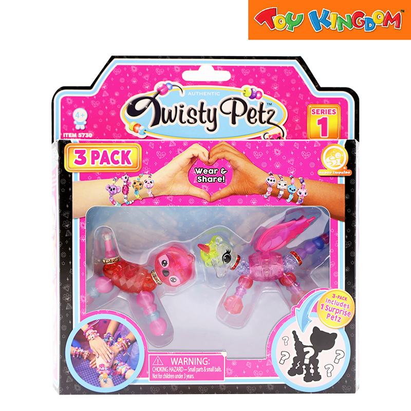 Twisty Petz 3 Pack 12 Assorted Jewelry In Random Assortment