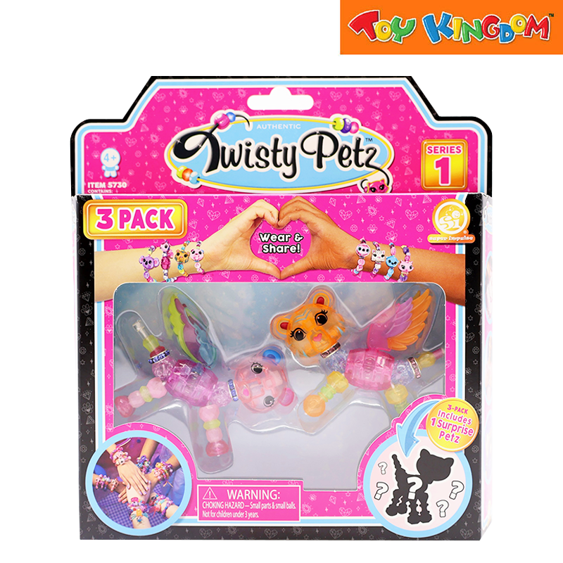 Twisty Petz 3 Pack 12 Assorted Jewelry In Random Assortment
