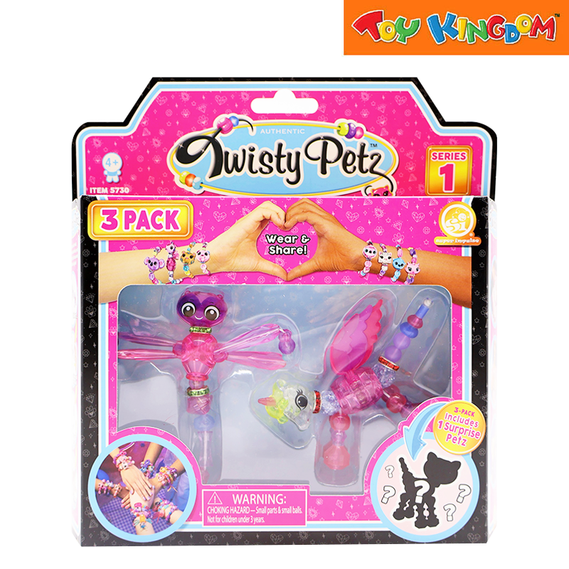 Twisty Petz 3 Pack 12 Assorted Jewelry In Random Assortment