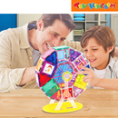 Picasso Tiles 63-Piece Ferris Wheel Magnetic Building Block Set