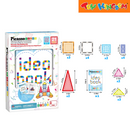 Picasso Tiles 21-Piece Idea Book Magnetic Building Set