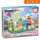 Picasso Tiles 26-Piece Metro City Magnetic Tile Playset